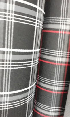 Tecido automotivo xadrez esportivo GTI Tartan